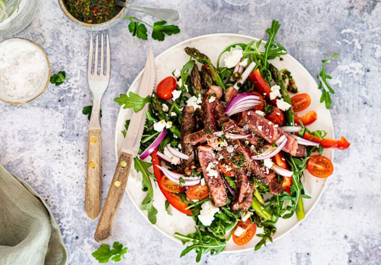 Steaksalat med chimichurri