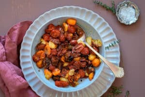 Bagte tomater med timian og citron