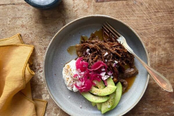 Miso-ingefær-marineret oksekød